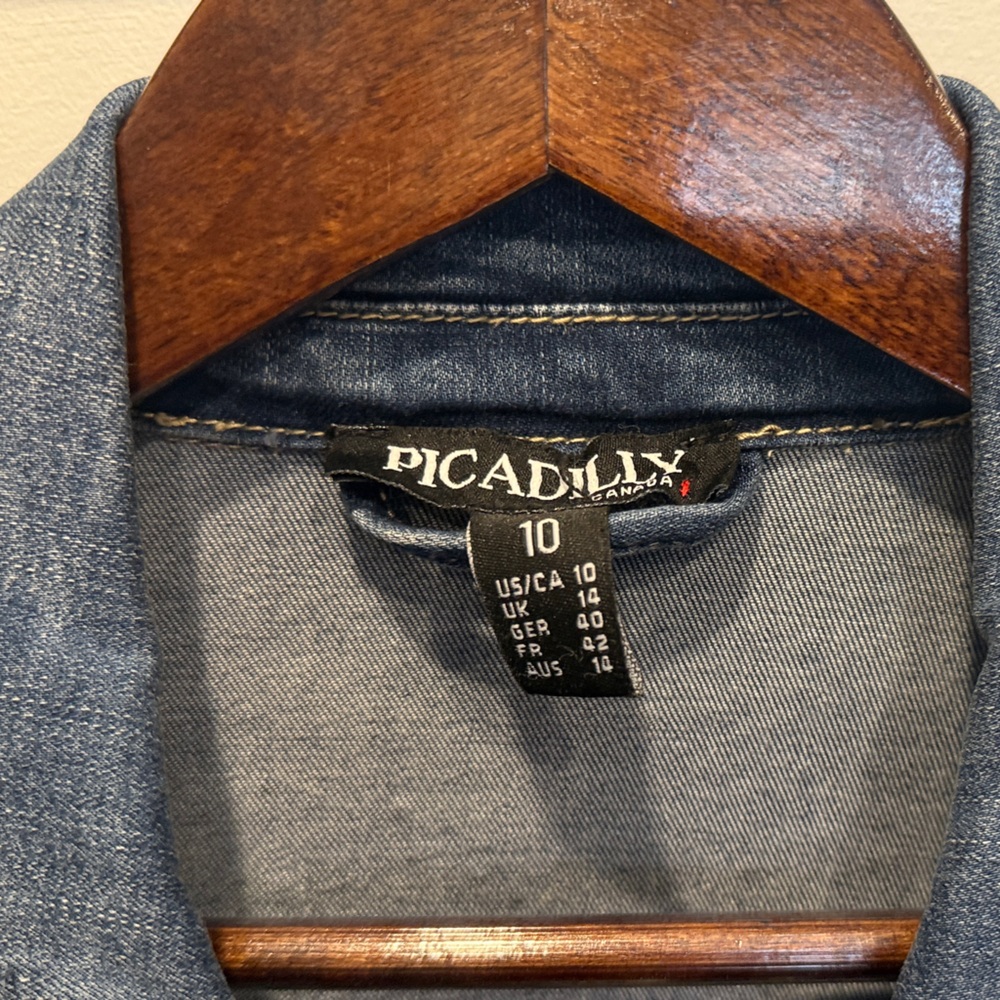 Picadilly Fashion Blue Jean Jacket - Picture 6 of 7